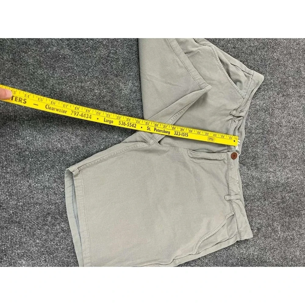 Mugsy Jeans Damen Shorts Mens 42 Green Stretch Chino Casual 8 Inch Inseam Summer